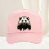 Creativity Design Big Bear Baseball Cap for Adults Minimalist Retro Style Casual Soft Adjustable Dad Hat Perfect As Gift