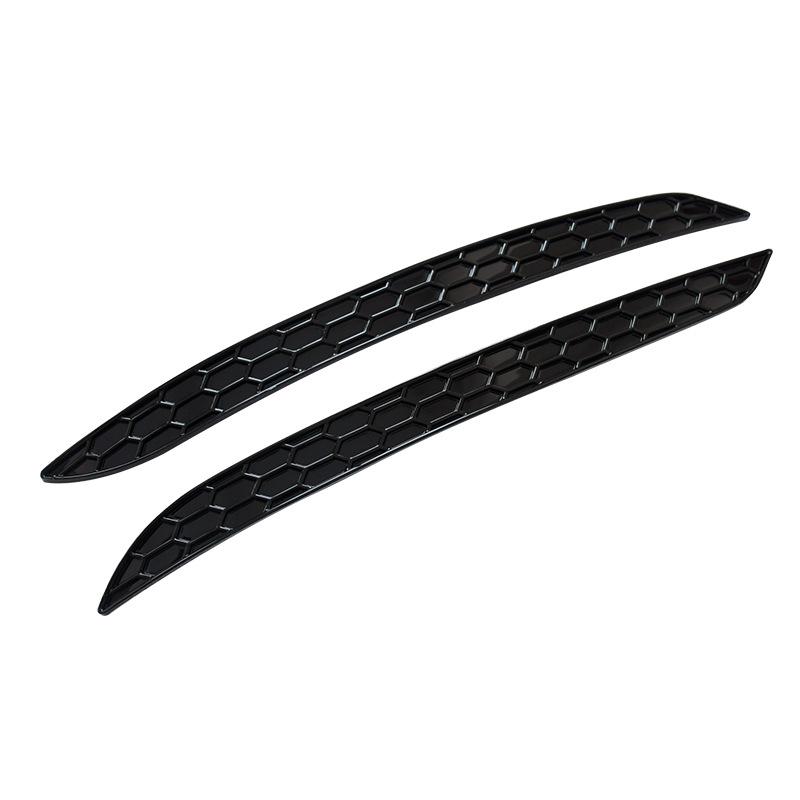 

Honeycomb Style Rear Bumper Fog Light Lamp Cover Trims for VW Golf 8 MK8 2022 Auto Accessories чорний