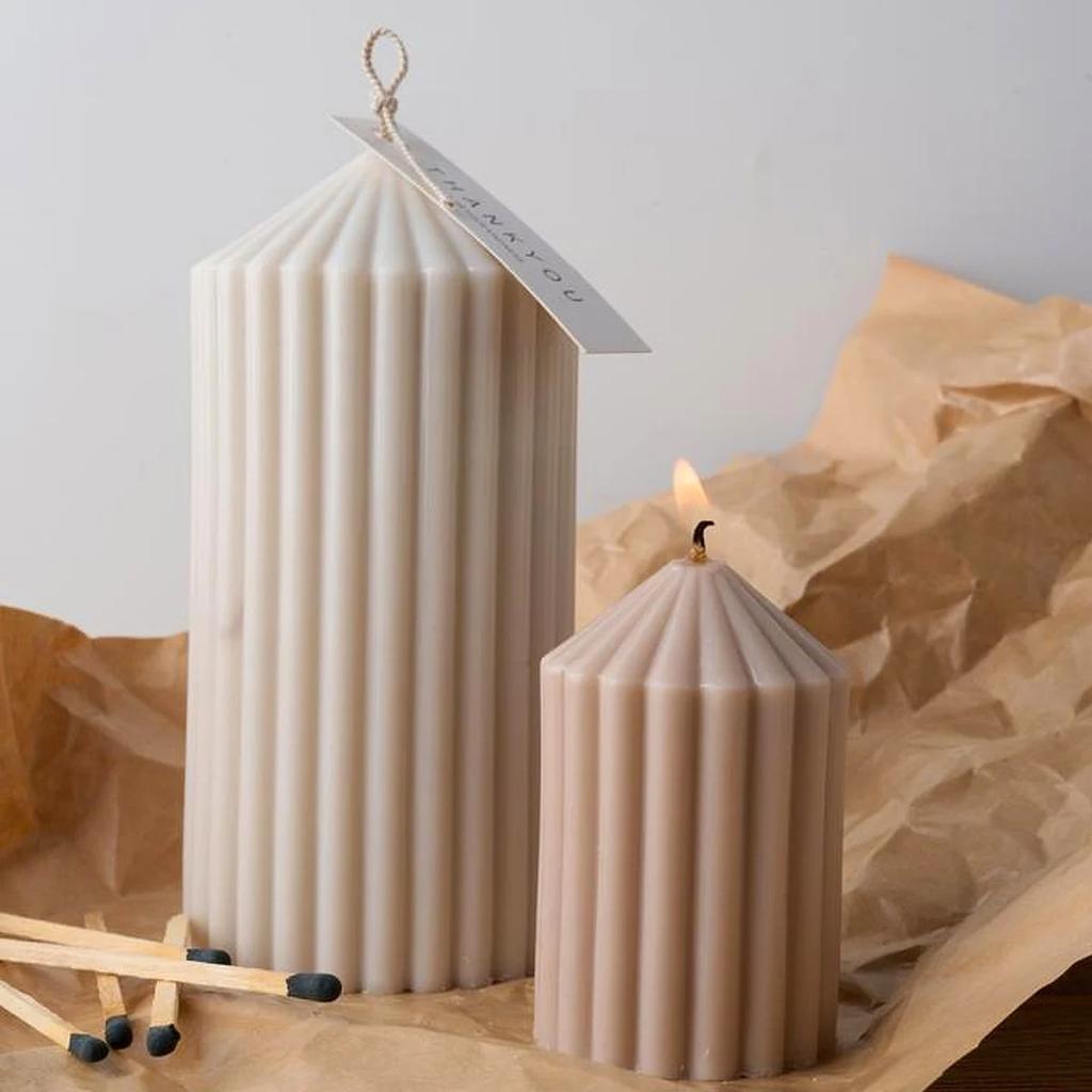 Simply Style Cylindrical Candle Silicone Mold DIY Aromath Candles Soap Making Resin Mold 3D Plaster Craft Home Decor Supplies