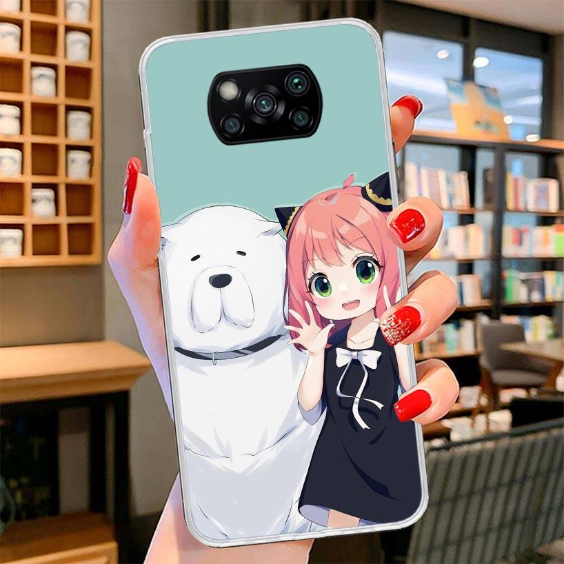 Spy Family Anya Cute Cover Phone Case For Xiaomi Poco F7 Ultra X7 X6 X5 Pro M7 Redmi 15C 15 13C 13 12C 12 10C 10 9A 9C 9T 9 Shel