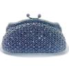 Borsa da sera in cristallo colorato Borsa a pochette con diamanti scintillanti per donna Borsa a mano di lusso con strass per matrimonio, ballo, cena, banchetto