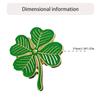 Cute Cartoon Leaf Lapel Pin Accessory Distinctive Leaf Shaped Brooch Pin Delicate Collar Pin for Fashion Enthusiasts