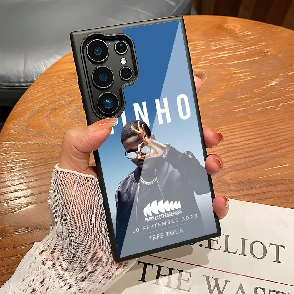 

Ninho France French Rapper Phone Case For SAMSUNG S25 24 S22 S20 ULTRA S21 S30 23 Note5 S8 Plus S9 S10E Lite PC+TPU Funda samsungS22 5G