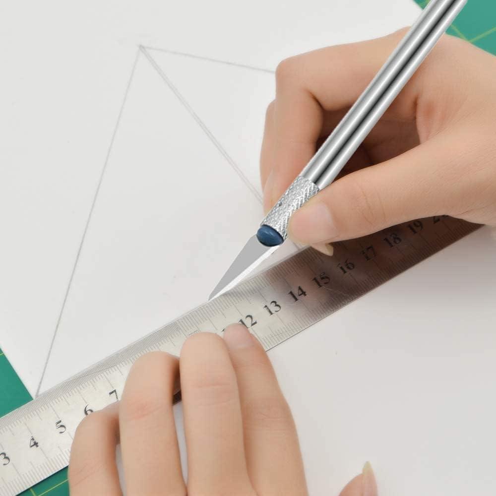 13pc Precision Knife Set Kit Exacto Knives Blades Craft Razor Sculpting Art Tool Alloy Sharp Blade Mud Sculpture Paper Carving