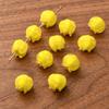 Glass Loose Beads Hairpin Lampwork Beads Bell Orchid Liuli Beads Flower Bud Beads Ancient Style