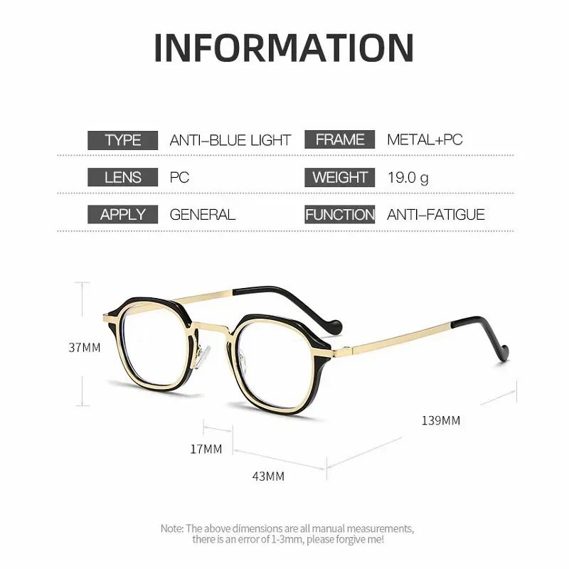 Luxury Tortoiseshell Frame Presbyopia Eyeglasses Steam Punk Reading Glasses Anti Blue Light Eyewear For Vision Frame 0 To +4.0