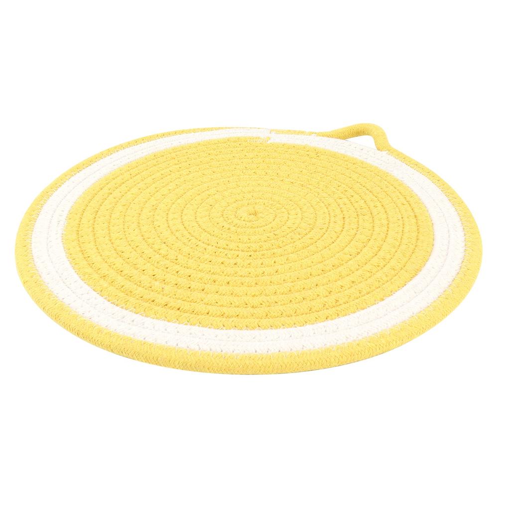 Cotton Rope Coaster Fruit Shape Nordic Style Dining Table Insulation Mat Picnic Placemat Cotton Kitchen Table