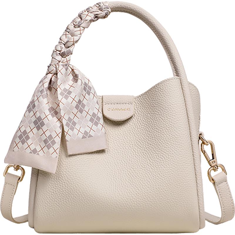 C.BANNER Women's First-Layer Cowhide Handbag Shoulder Crossbody Bag