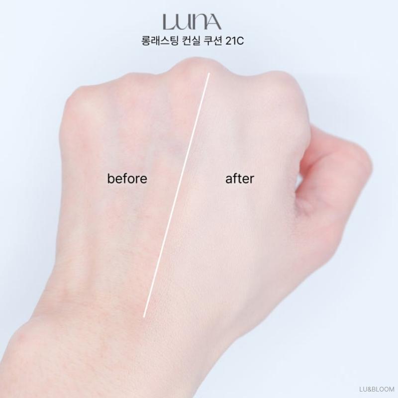 LUNA Long Lasting Conceal Cushion Main 12g + Refill 12g SPF50+ PA++++ (+Free gift)