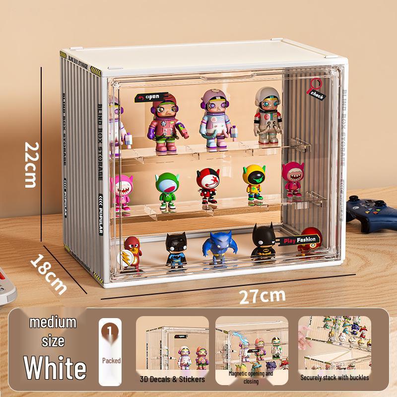 Acryl-Display-Ständer mit großer Kapazität und mehreren Ebenen: Staubdichte Blind Box & Figurenschrank
