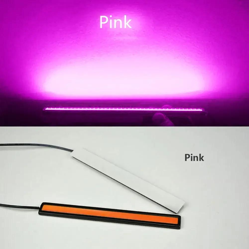 1/2pcs 17cm Universal Waterproof Daytime Running Lights COB Fog Lamp Car Styling Led Day Light DRL Lamp Fog Bar Lamp Strip Light