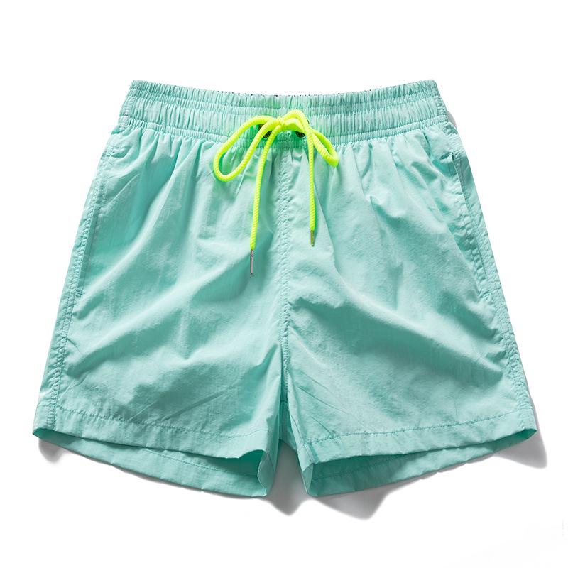

Men s Trendy Color-Block Summer Beach Shorts: Loose-Fit, Casual Sportswear 5XL світло-зелений колір