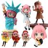 1-3Pcs Kawaii Anime Spy X Family Action Figure Toys Pvc Anya Detective Spy Family Figures Desktop Decoration Cute Gifts