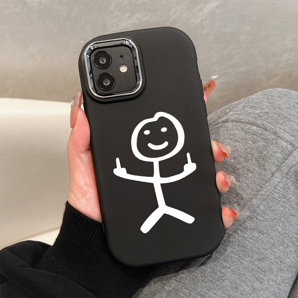 

Для OPPO A16 A38 A57 A58 A74 A78 A98 Reno8T Reno13F Realme C25S C53 C65 Мультяшный черный кот серебристый край мягкий жидкий силикон защитный чехол OPPO A5 чёрный