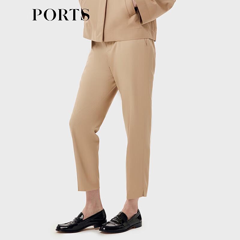 PORTS Women's Spring/Summer Slit Ankle Casual Pants