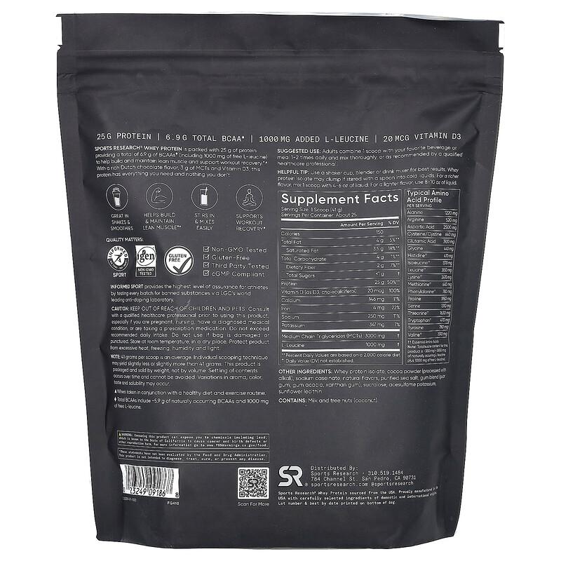 Whey Protein, Dutch Chocolate, 2.26 lb (1.03 kg)