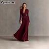 Women's Elegant Dress with Texture Long Sleeve, Small Fragrance Style, Waistline