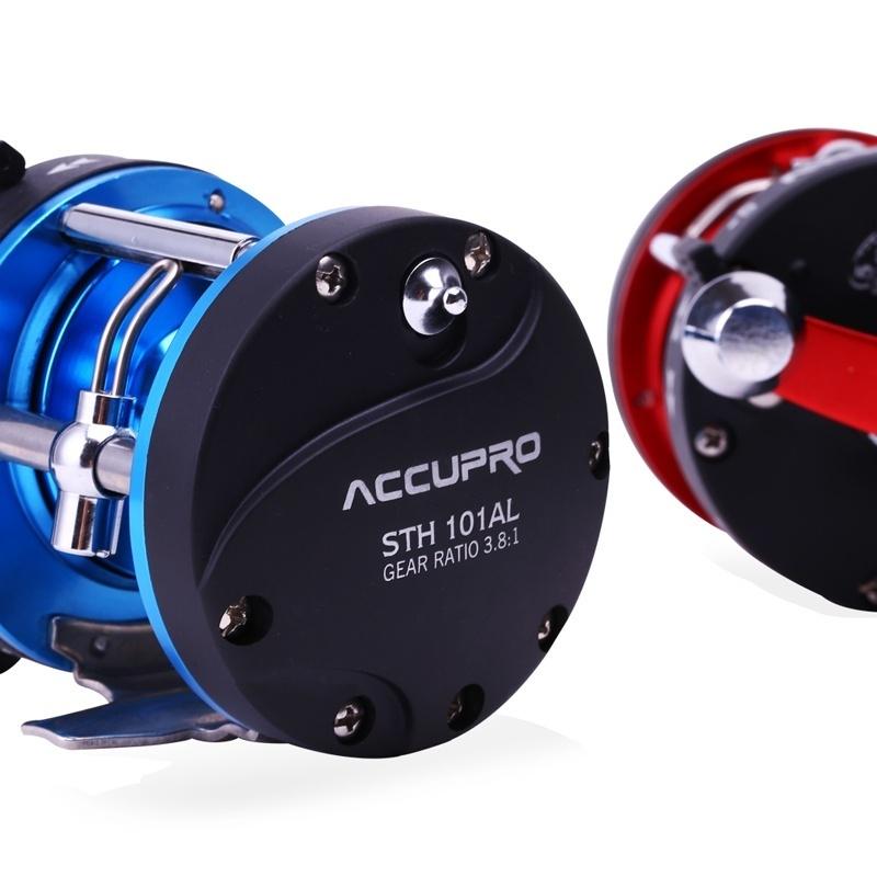 Troing Reel Round Baitcasting Reinforced Metal Body Sea Fishing Drag Wheel   buy at low prices in the Joom online store