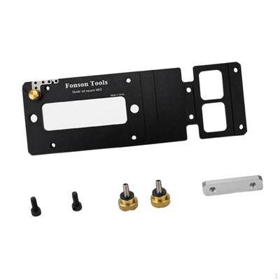 Track Saw Square Guide Rail,Guide Rail Square,Metal Screws Hardware,90 Degree Right Angle,Easy