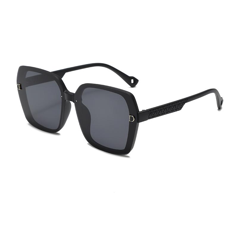 New Large Frame Women's Sun Sunglasses Simple and Elegant Gradient High Beauty Trendy Versatile Glasses