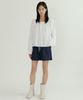 Lingseoul Half Cotton Banding Pants-Navy