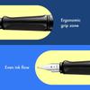 LAMY (Ramy) Safari Shiny Black Fountain Pen Black - Ergonomic Grip and Polished Steel Tip Size F ...