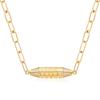 Monaco Necklace FUN CRAZY LOVE [Romantic Confession] Codex Chain Is Exquisite, Simple, Fashionable and Light Luxury, Alloy Necklace, Same YC6489OX