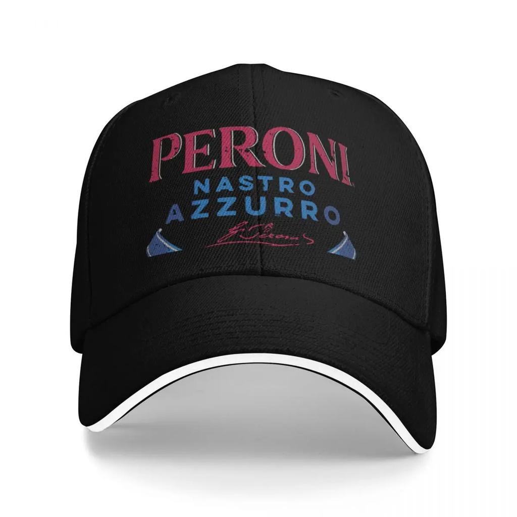 Gorra de Béisbol Peroni Nastro Azzurro Playa Rugby Unisex Sombreros Mujer