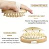 Anti Cellulite Massage Brush Men Women Bath Shower Full Body Wooden Rubber Particles Massager Spa Comb Beauty Slimming