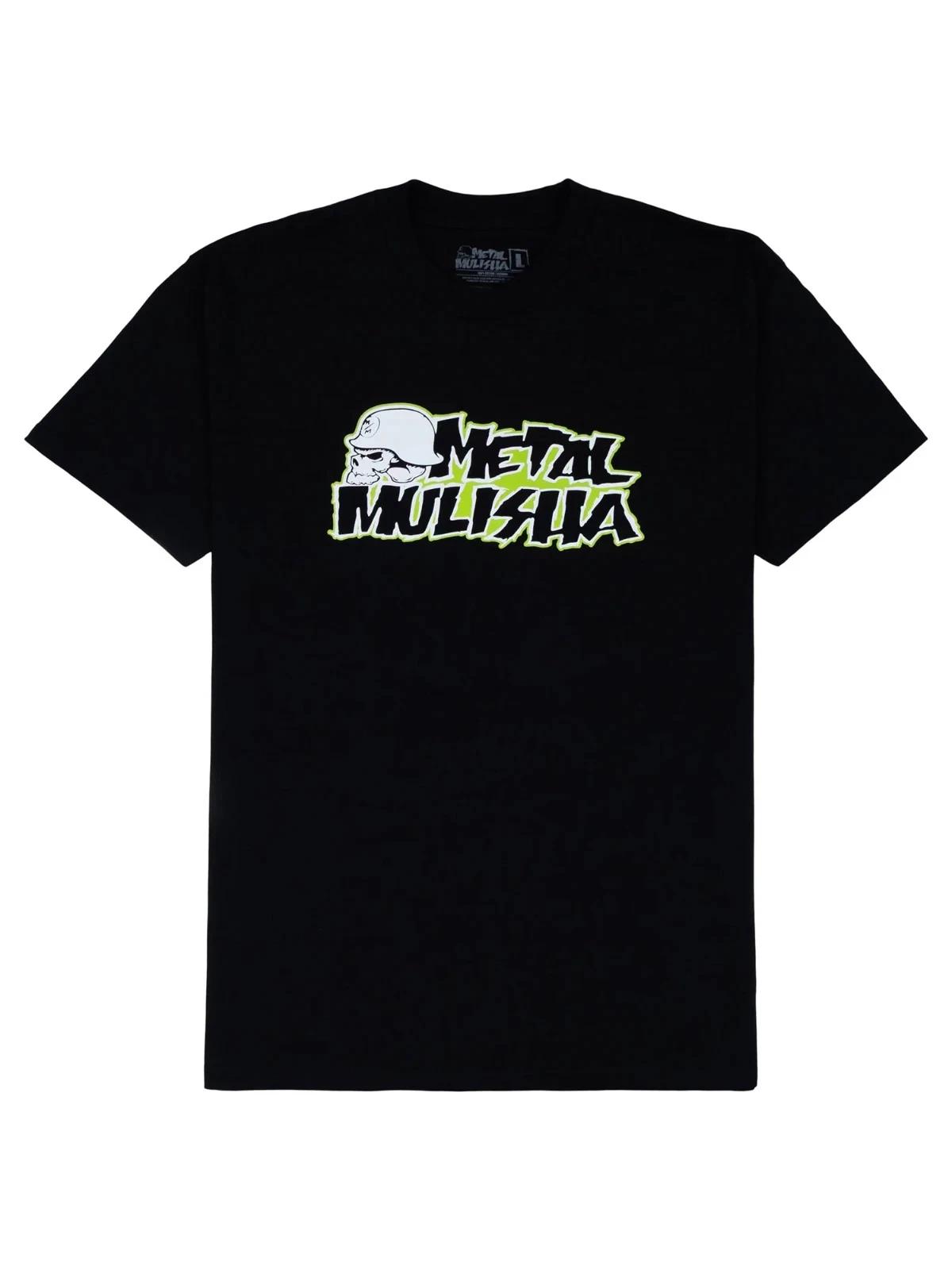 Metal Mulisha Men s Corpo Short Sleeve Graphic T-shirt Skull Helmet MX Logo Tee 2XL