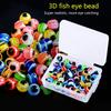 100Pcs Fish Eyes Shaped Beads Fishing Tackle Lures Tool for Lake River Fishing