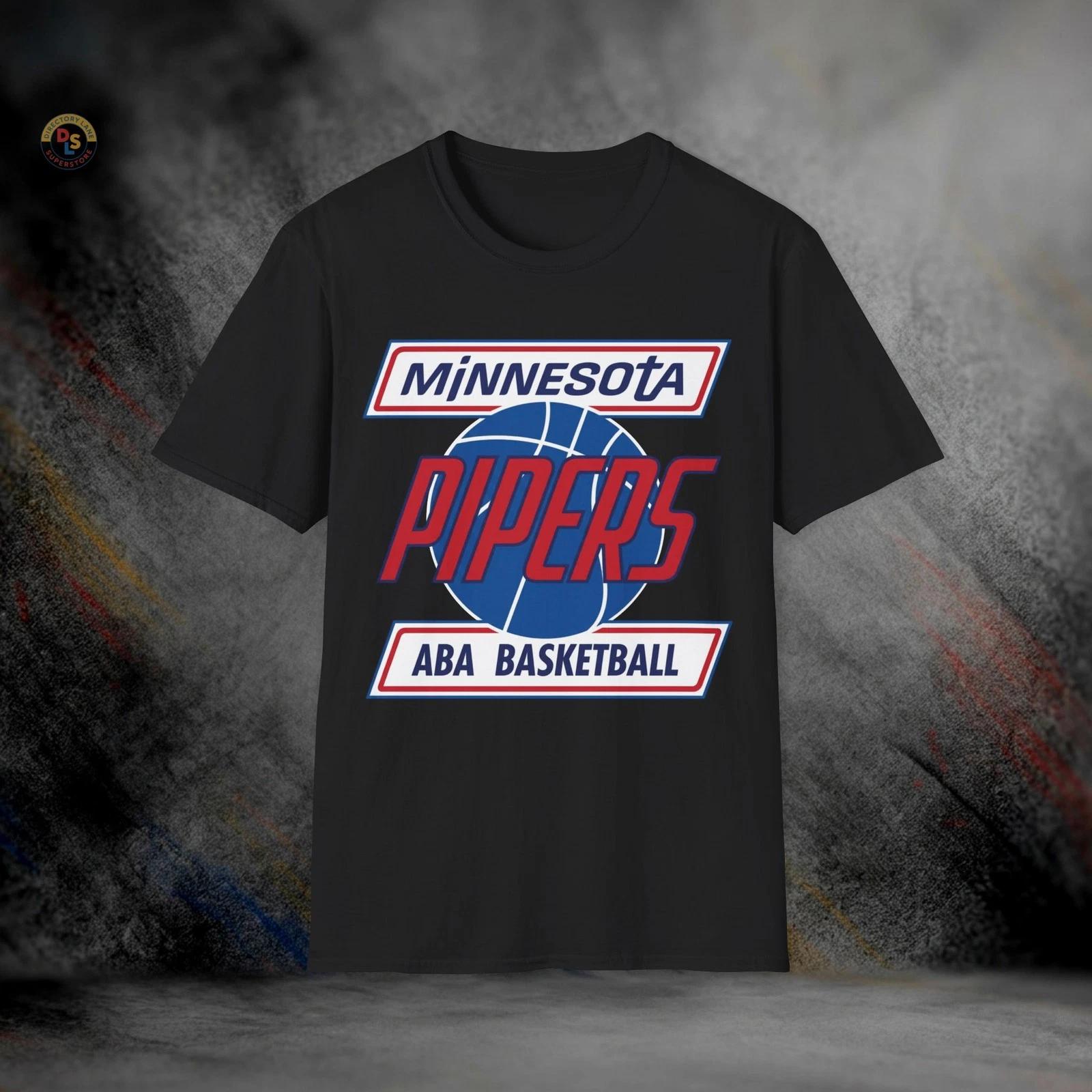 Minnesota Pipers Defunct Retro Basketball T-Shirt | Softstyle Tee XXXL