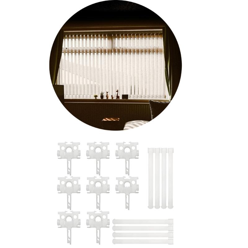 Vertical Blind Repair Carriers with Stem Repair Tabs Vertical Blinds Repair Kits White Vertical Blinds Replacement Parts