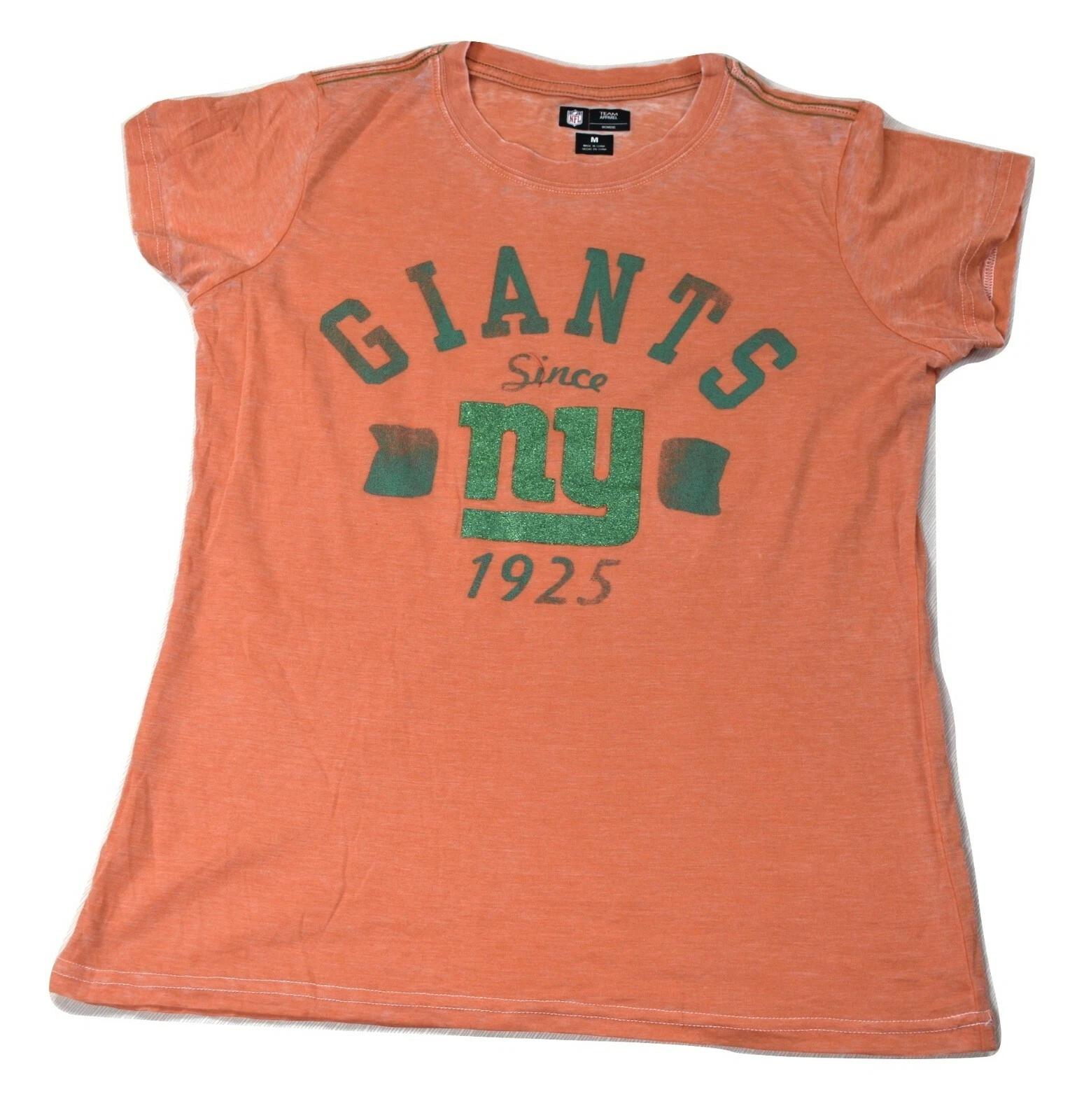 NFL Team Apparel Womens NFL New York Giants Shirt New M 3XL
