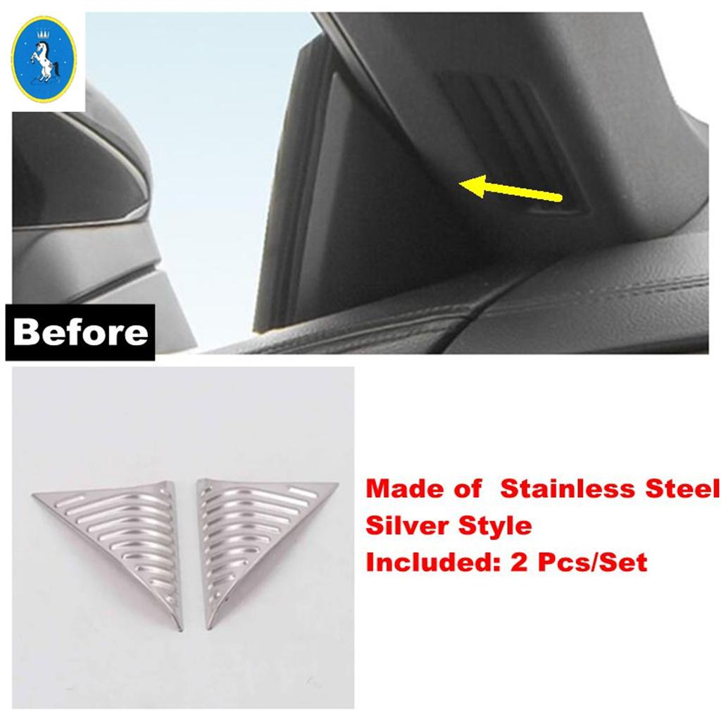 

Silver Car Door Loudspeaker / indow Pillar A Stereo Speaker Panel Cover Trim Accessories For VW Volkswagen Arteon 2018 - Window Pillar A - B