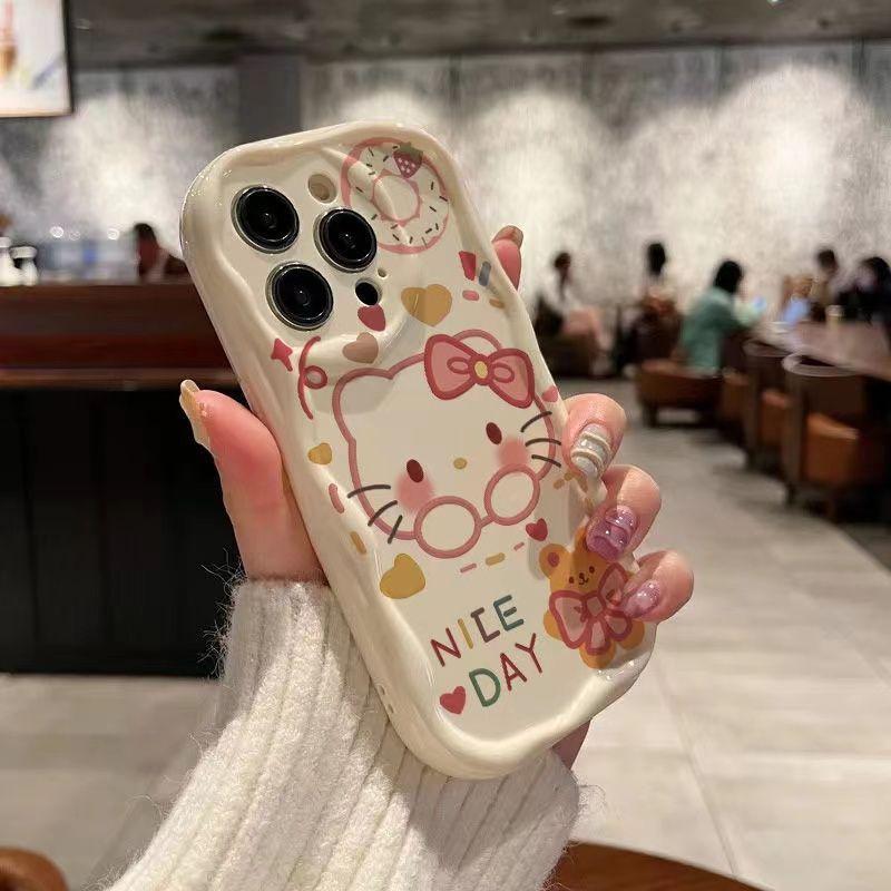 INS Kawaii Hello Kitty Casing For Xiaomi Redmi 15C 15 Note 15 Pro 14C 13C Note 14 13 12 Pro Plus A7 Pro 5G Trendy Phone Case