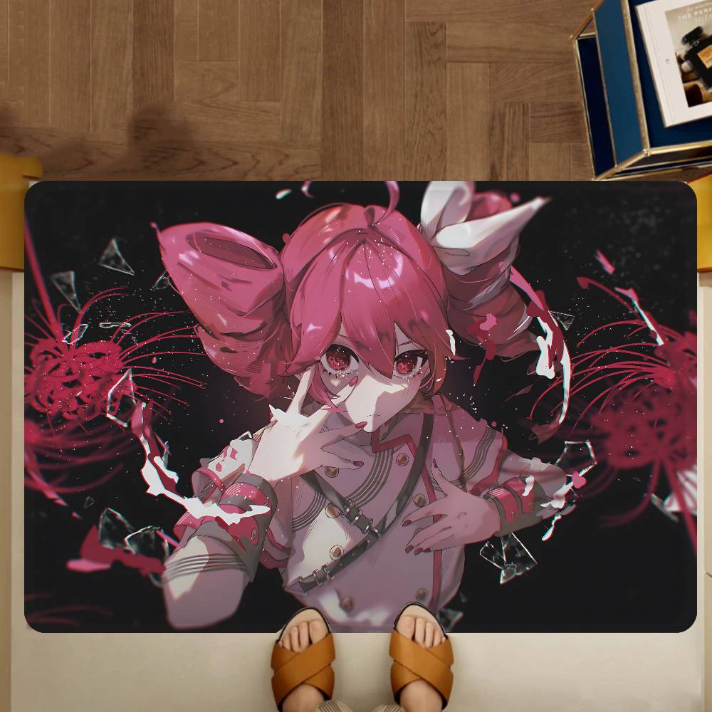 Vocaloid Teto Singer girl Floor Mat Rectangle Anti-slip Home Soft Badmat Front Door Indoor Outdoor Mat Hotel Decor Mat