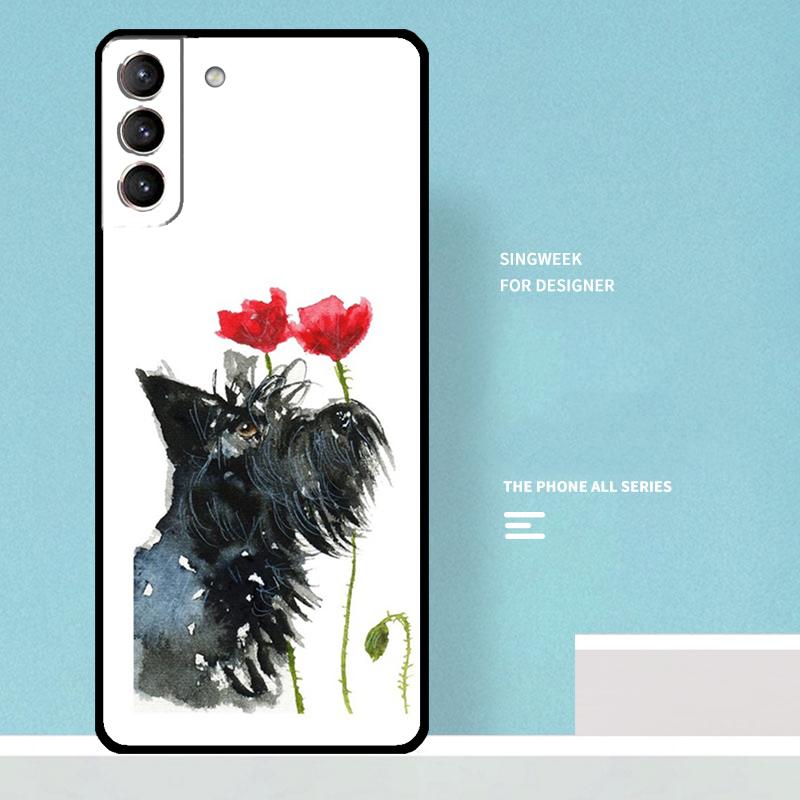 

Cute Scottish Terrier Dog Case For Samsung Galaxy S23 S24 Ultra S22 S21 Plus Note 10 Note 20 S9 S10 S20 S21 FE Cover Galaxy S21Ultra