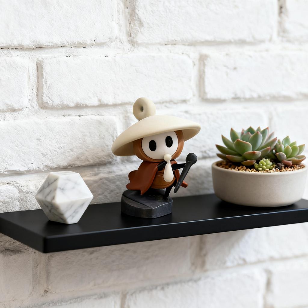 Universal 3.9 Inch Cartoon Figurine, Suitable For Home Décor, Car Dashboard Decoration, Cute Collectibles, Or Gaming Character Statues. Available