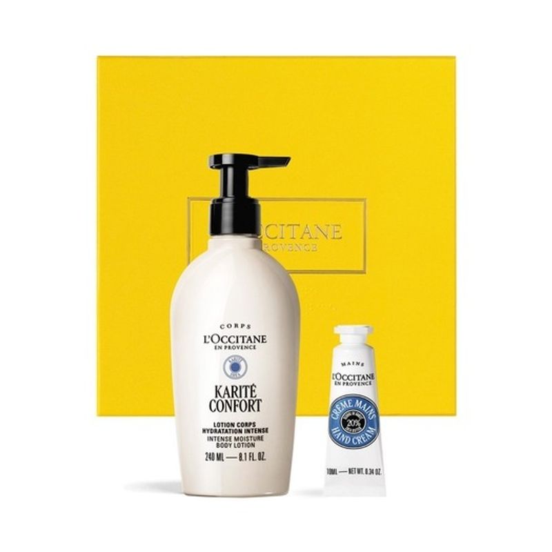 

LOCCITANE Shea Butter Body Lotion 240ml Set (Carite Confort) (+ 1 Deluxe Type) FREE