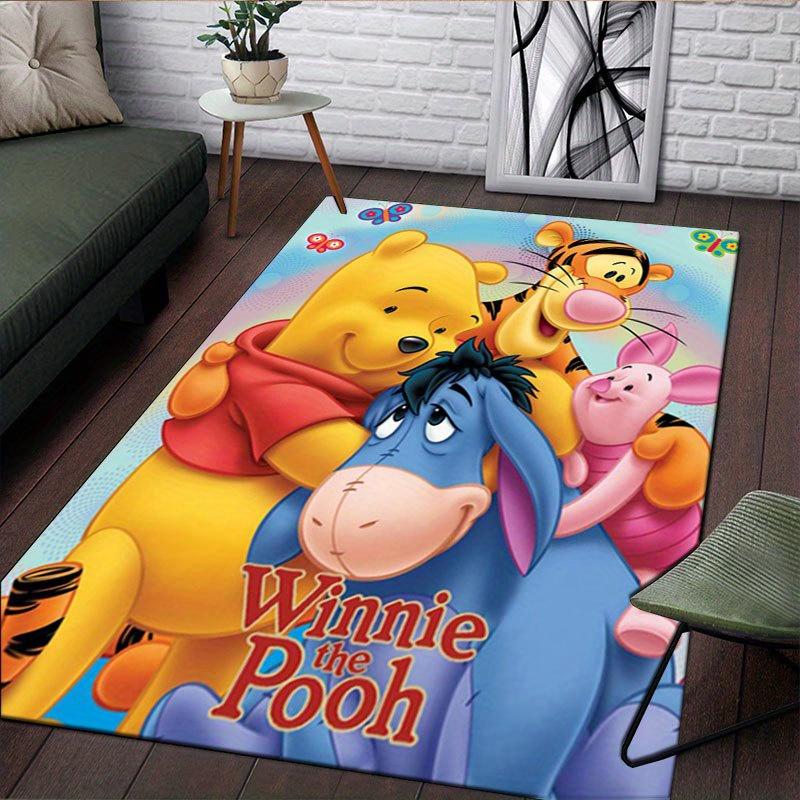 1pc Winnie the Pooh Pattern Carpet Area Rug Non-slip Carpet Hand Washable Floor Mat Suitable For Living Room Bedroom Home Decor Room Decor C