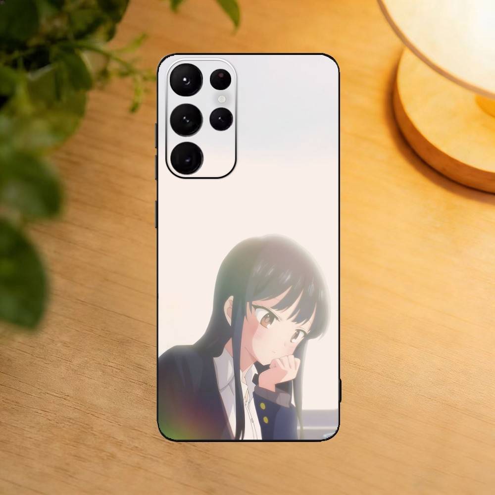 Anna The Dangers In My Heart Phone Case For Samsung S25,24,23,22,30,21,10,9,Ultra,Plus,Lite Soft Black Case