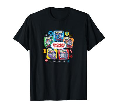 Thomas & Friends - T-shirt à carreaux Thomas la locomotive