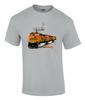 Bnsf Train Es44dc Authentic Locomotive Railroad Lovers Tshirt 38