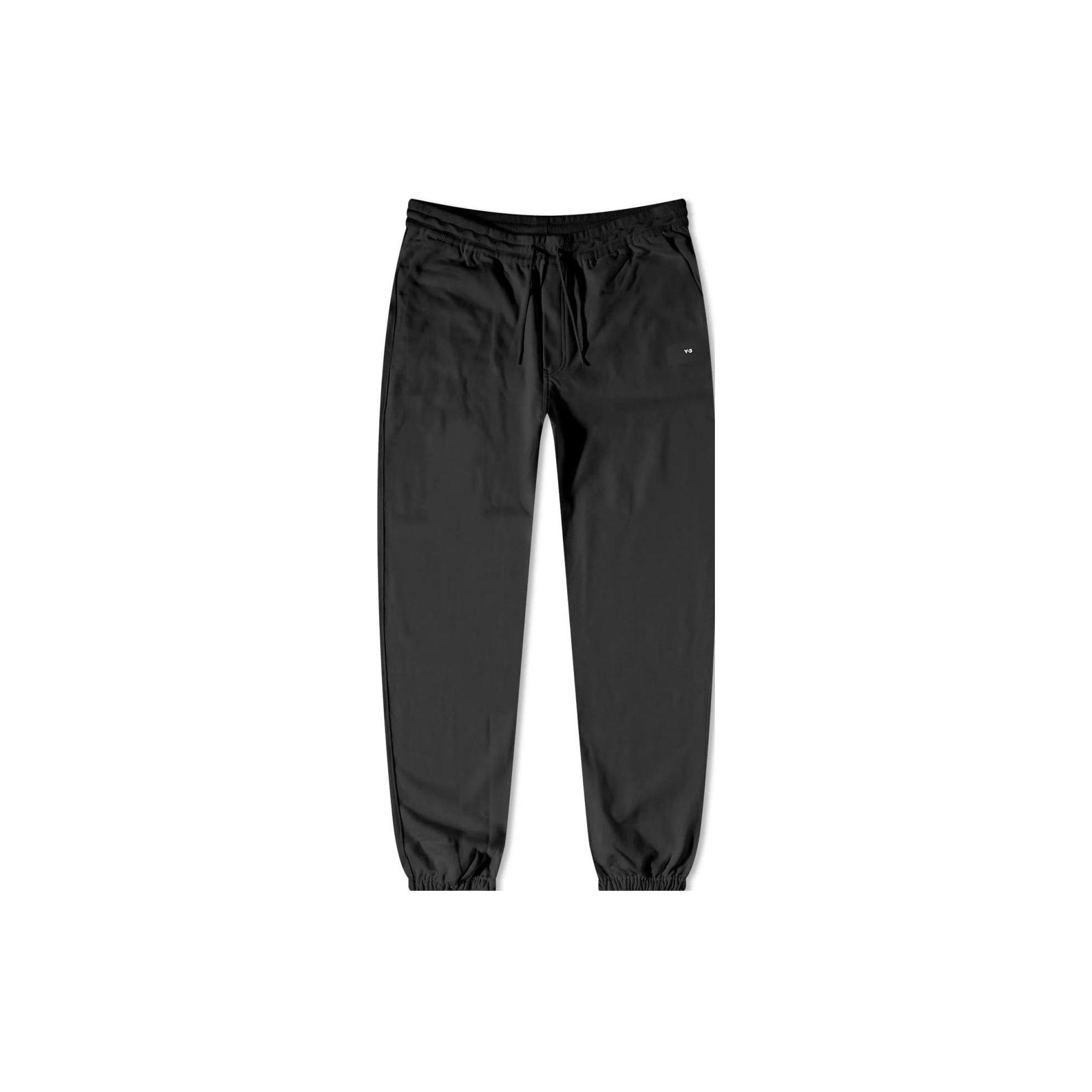 adidas Y-3 Organic Cotton Terry Cuff Straight Pants  Black  Men s IL1784 L