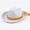Lightweight Cowboy Hats Ethnic Style Women Wear Resistant Cowboy Hats with Weaving Hat Rope Adult Outdoor Sunproof Hat