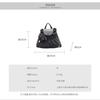 College-Stil Rucksacktasche Damen Neu Trendig Mode Plissiert Nylon Leinwand Tasche Lässig Tragbar Rucksack