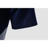 Summer Men's Irregular Splicing Polo Shirts Short Sleeve Breathable Casual Contrast Color Lapel Collar Streetwear Basic