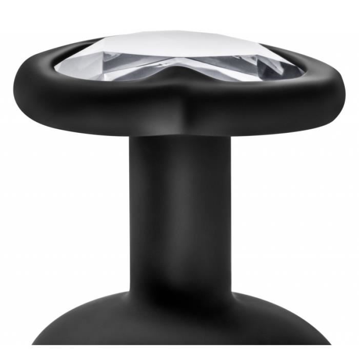 Plug Anal - Blush - Temptasia Bling Small - Silicone - Waterproof - Strass Noir