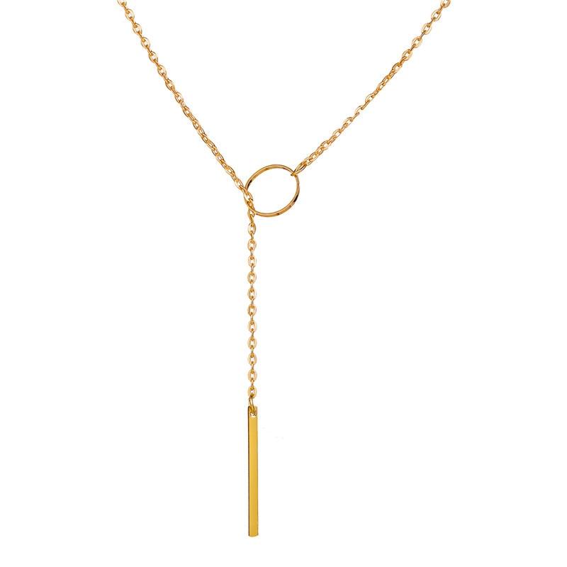 Fashion Casual Chocker Necklace Personality Infinity Cross Pendant Gold Color Choker Necklaces On Neck Women Jewelry